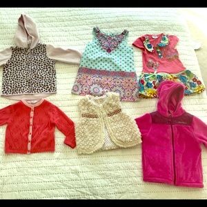 Girl cardigans, jackets, vest, dresses